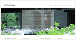 Desktop Screenshot of cuylhoeve.be